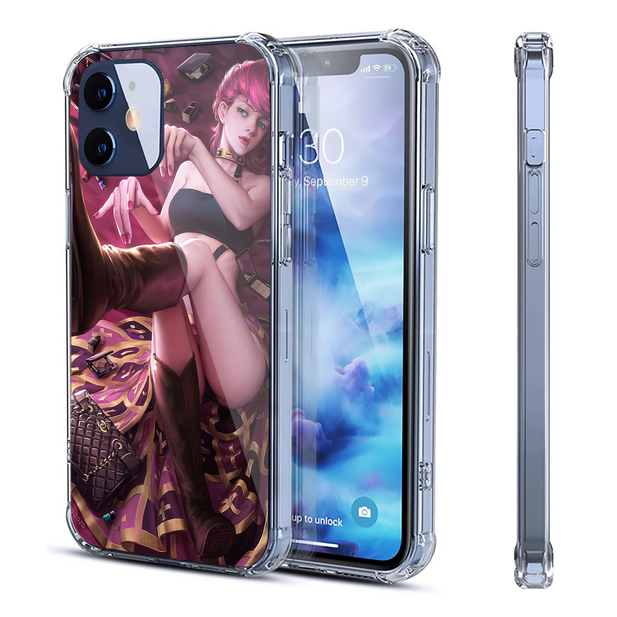 （画像用） ジョジョの奇妙な冒険 JoJo's Bizarre Adventure 【iPhone 12シリーズ対応】透明スマホケース（クリアソフトケース）